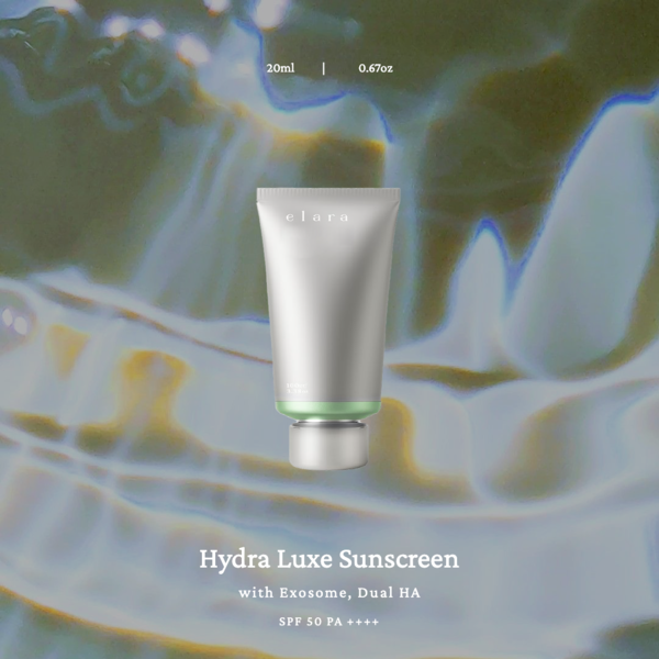 ELARA Hydra Luxe Sunscreen 30gr Hybrid SPF 50 PA++++ with Exosome, Dual HA
